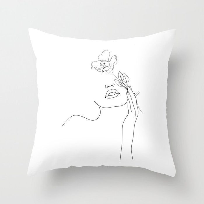 Pillowcase Black And White Geometric Pillowcase