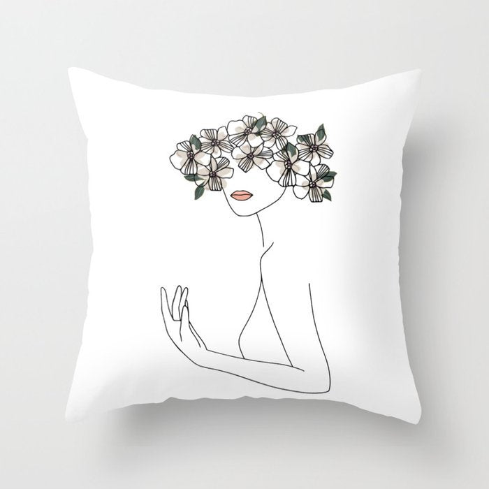 Pillowcase Black And White Geometric Pillowcase