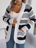 Pocket Long Sleeve Cardigan Sweater