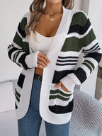 Pocket Long Sleeve Cardigan Sweater