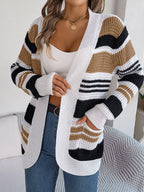 Pocket Long Sleeve Cardigan Sweater