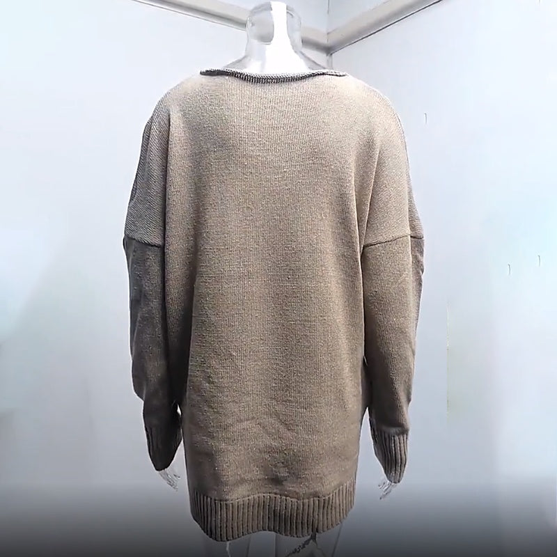 Criss Cross V-Neck Sweater